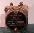 100kz . Massachusetts Cambridge Quartz Ham Vintage Radio Bar General 100kz . Massachusetts Cambridge Quartz Ham Vintage Radio Bar General