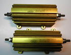 120-watt Dale Lot Of 2 100 Ohm 1 Resistors