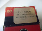 102576 2 Antenna Rca Transformers Box Nos - Rf Vintage Matching
