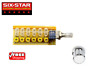 6p-xtalsw Generic Crystal Switch Position With Trimmers Matching Chrome Knob Cb