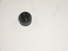 85-577 Calrad Black Serrated Grip Control Knob Chrome Edge
