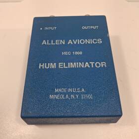 Allen Avionics Hec-1000 Hum Eliminator 75 Ohm Broadcast Video Noise Filter