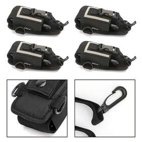 Areyourshop E002-e140-blk-4pcs 4pcs Universal Adjustable Multi-function Radio Nylon Case Walkie Talkie Bag