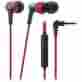 Ath-ckr3isrd Audio Technica Sonicpro Earbuds W Microphone Red