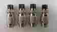 C4phr5c Workman Lot Of 4 4-pin Cobra Uniden To 5-pin Hr Cb Radio Mic Adapters