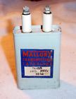 Capacitor 1mf 2000v Transmitting Oil Mallory Capacitor 1mf 2000v Transmitting Oil Mallory