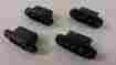 Cbj-3b Workman Lot Of 4 Cb Radio Replacement 3 Pin Panel Mount Power Jacks