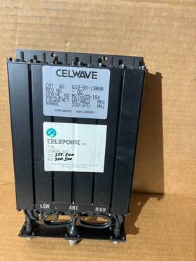 633-6a-13bnb Celwave Radio Frequency Systems Duplexer 330-370 Repeater 633-6a-13bnb Celwave Radio Frequency Systems Duplexer 330-370 Repeater