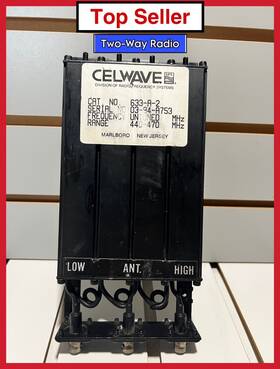 633-a-2 Celwave 633-a Rfs Mobile Duplexer Uhf 440-470mhz 4-cavity Tunable Digital Ham 633-a-2 Celwave 633-a Rfs Mobile Duplexer Uhf 440-470mhz 4-cavity Tunable Digital Ham