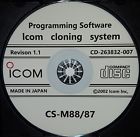 Ic-m88 Cs-m88 Icom 87 Software For And Ic-m87 Series Radio Revision 1.1
