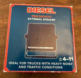 Diesel 045602004117 President External Speaker #4-11 Designed For Truckers New In Box