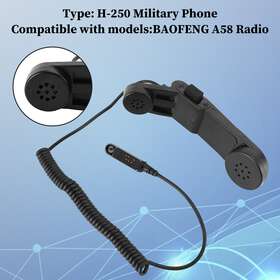 E002-a120 Frezon H-250 Military Phone Z-tac Headset Adaptor Ptt For Baofeng A58 Radio