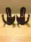 Frs220 Cobra Electronics 2 Holders Belt Clips For Microtalk Walkie Talkie Pair Replacement