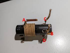 51278 Hallicrafters Sx-28 Rf2 Coil. T11. P/n 51278. Please See Description #120