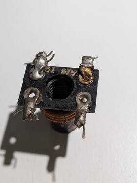 51b575 Hallicrafters Sx-28a Rf2 Coil. T18. P/n 51b575. Please See Description #163 51b575 Hallicrafters Sx-28a Rf2 Coil. T18. P/n 51b575. Please See Description #163