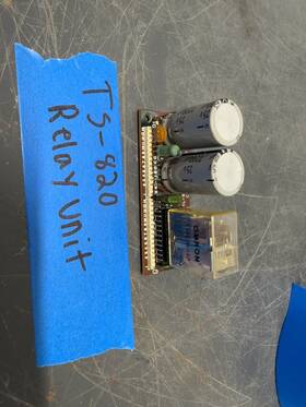 X43-1190-00 Kenwood Trio Ts-820 Relay Unit Board With Omron Mh4p 385 Ohm