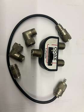99-26429 Lafayette 2 Position Coax Switch Plus Extras