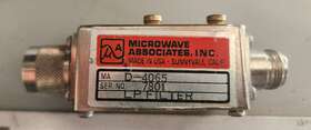 D-4065 Macom Microwave Associates Low Pass Filter No D-4065 Macom Microwave Associates Low Pass Filter No