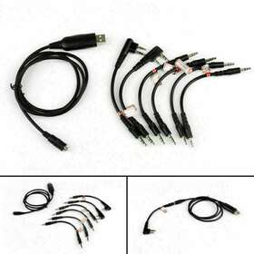 Madhornets E002-a006-1pcs 1pc 6 In 1 Usb Programming Cable For Hyt Icom Baofeng Kenwood Yu