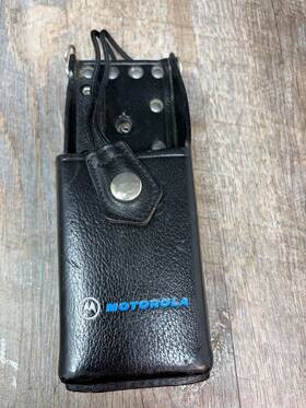 Motorola 15d05426b02 Vintage Leather Radio Holster Case