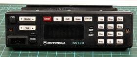 Motorola Hln6420d Astro Mobile Radio Control Head Black Keypad Display Untested