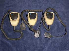 Hmn1062b Motorola Lot Of 3 Weather Resistant Astro Spectra Motorcycle Microphone
