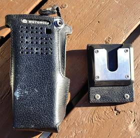 Pmln5324 Motorola Leather Carry Case With Swivel Belt Loop For Apx7000 Series