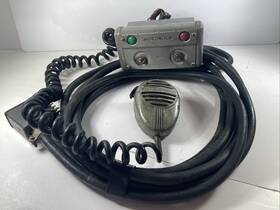 Motorola Tu124a-1 Antique Radio Control Head 1956 Cable Metal Microphone