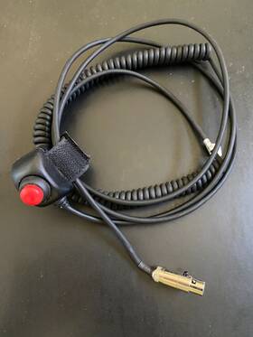 P0505-ccxl Pci Race Radios Radio Push To Talk Ptt Hook And Loop Mount Female