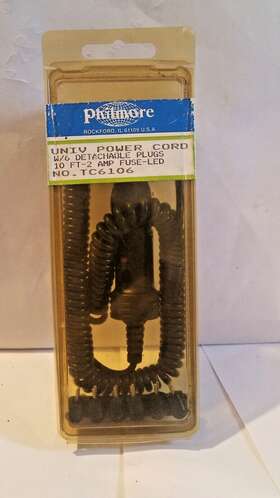 Tc6106 Philmore Cigarette Lighter Power Cord Cable Interchangeable Adapter Tips