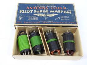 Pilot 601-a Super Wasp Radio Receiver Detector Coil Set Box Very Nice