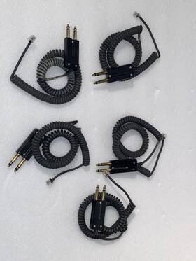 68331-01 Plantronics Lot 5 Ca12cd Cordless Ptt Adapter Console Interface Cable