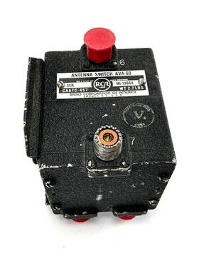 Mi-19664 Rca Ava-68 Antenna Switch Vintage Aviation Aircraft Radio Relay Caatc Mi-19664 Rca Ava-68 Antenna Switch Vintage Aviation Aircraft Radio Relay Caatc