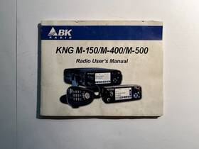 Relm 7001-31028-900 Bk Radio Kng Series M-150 Lp / M-400 M-500 M-800 Users Manual Book