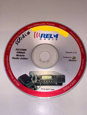 7019-30977-604 Relm Resrm8/rm800 Mobile Radio Editor Programming Software V2.31 For Windows 7019-30977-604 Relm Resrm8/rm800 Mobile Radio Editor Programming Software V2.31 For Windows