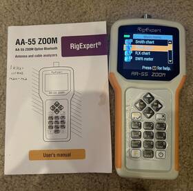 Aa-55 Rigexpert Zoom .06 - 55mhz Antenna Analyzer Without Bluetooth Aa-55 Rigexpert Zoom .06 - 55mhz Antenna Analyzer Without Bluetooth