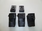 Rln5642a Motorola Three Genuine Hard Leather Two Way Radio Carrying Case