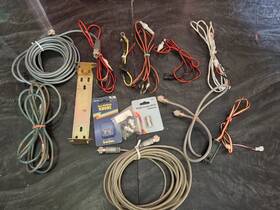 300-462 Roadpro Cb Radio Accessories Lot Wiring Cords Knob Speaker Controller Super Mini