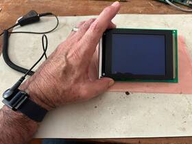 Sanyo Dg24321 Icom Ic-756 Lcd Pulled From My Own Rig Working Great