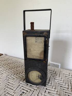 I-140-a Signal Corps Vintage Us Army Frequency Meter Western Electric Untested