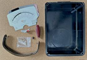 Simpson 3-320314 Triplet 630 Series Rear Half Meter Case Used Chiped Top Edge Solid Other Parts