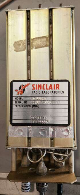 Mr-356sp Sinclair Uhf Mobile Radio Duplexer No. Tuning Included