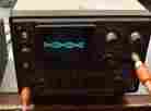 Sm-220 Kenwood Station Monitor With Bs-8 Pan Adapter