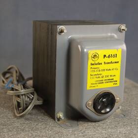 125-115-105 Stancor P-6161 Isolation Transformer Primary Secondary 115v 250 W