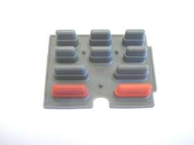 Bc855xlt Uniden Bearcat Scanner Radio Part - Rubber Keypad Assembly #1