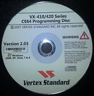 Vx-420 Vx-410 Vertex Standard Ce64 For Series Version 2.03