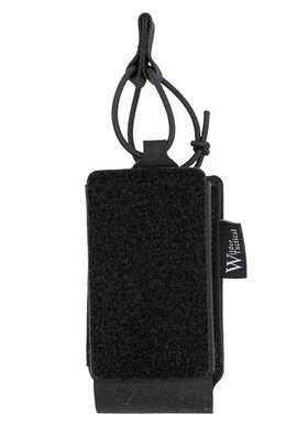 Wilder Tactical 736640904230 Urban Assault Universal Radio Pouch Small Black Uaurbksmflmc