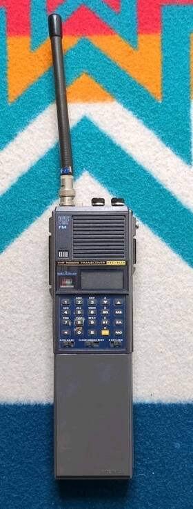 Yaesu Ftc-1123 Vintage Vhf Fm Handie Transceiver Usa Japan Ham Radio Untested