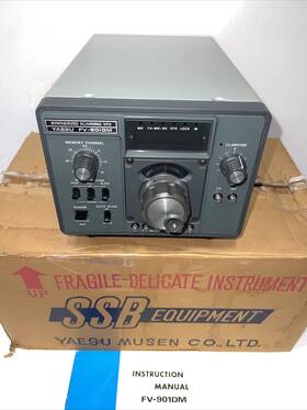 Yaesu Fv-901dm Synthesized Scanning External Vfo With Original Box Manul