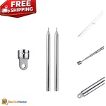 Stainless Steel 8-SECTION Telescopic Antennas Universal 74CM Fm/tv Replacement. Fixed Price $11.89.